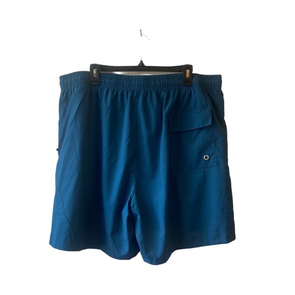 SILKWORLD MENS BLUE SWIMMING TRUNKS WITH COMPRESSION LINER SIZE XXXL - Picture 6 of 13